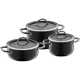 WMF Fusiontec Inspire Topf-Set, 3-teilig, Black