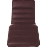 W.Schillig Relaxliege daily dreams Leder/Polyester 75 x 91 x 170 cm Braun mit Kissen