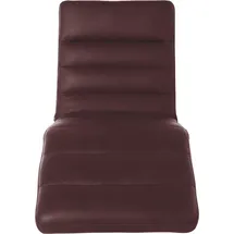 W.Schillig Relaxliege daily dreams Leder/Polyester 75 x 91 x 170 cm Braun mit Kissen