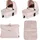 Cangaroo Kombikinderwagen Celebrity 2 in 1 Stoßdämpfer PU-Rollen Wickeltasche rosa
