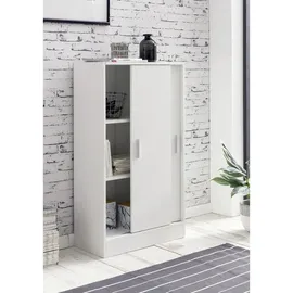 Wohnling WL5.817 Aktenschrank 60 x 28,5 x 107,5 cm weiß