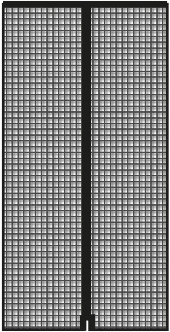 Schellenberg Fliegengitter-Magnetvorhang, , Polyester, 11 mm Einbautiefe, waschbar