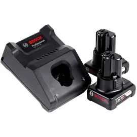Bosch GAS 12V Professional inkl.  2 x 6,0 Ah Akku + Ladegerät + L-Boxx