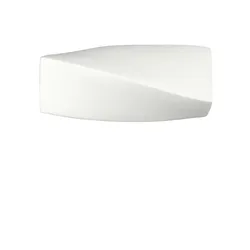 Licht-Erlebnisse Wandleuchte (Zeitlos, Weiß) Innenleuchte Flurleuchte Gipsleuchte Wandlampe, NI0229