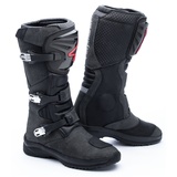 STYLMARTIN Navajo wasserdichte Motorrad Stiefel, grau,