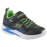 SKECHERS Jungen Erupters Iii Derlo Sneaker Black Mesh Synthetic Blue Lime Trim, 35 EU