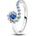 Pandora 194641C01 Damenring Disney (Moana) Ozeanwelle Silber 58/18,5