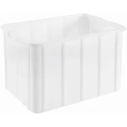 Stapel- und Transportbehälter Classic weiß - 660x450x410mm (96l)