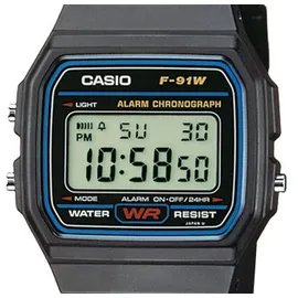 Casio F-91w-1yeg Uhr Black One Size