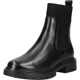 TAMARIS Comfort Damen Chelsea Boots mit Reißverschluss Wasserabweisend, Schwarz 38 EU