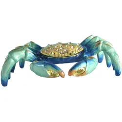 Signes Grimalt  Körbe, Kisten, Regalkörbe Krabben-Schmuckkästchen  in Blau, Einheitsgrösse