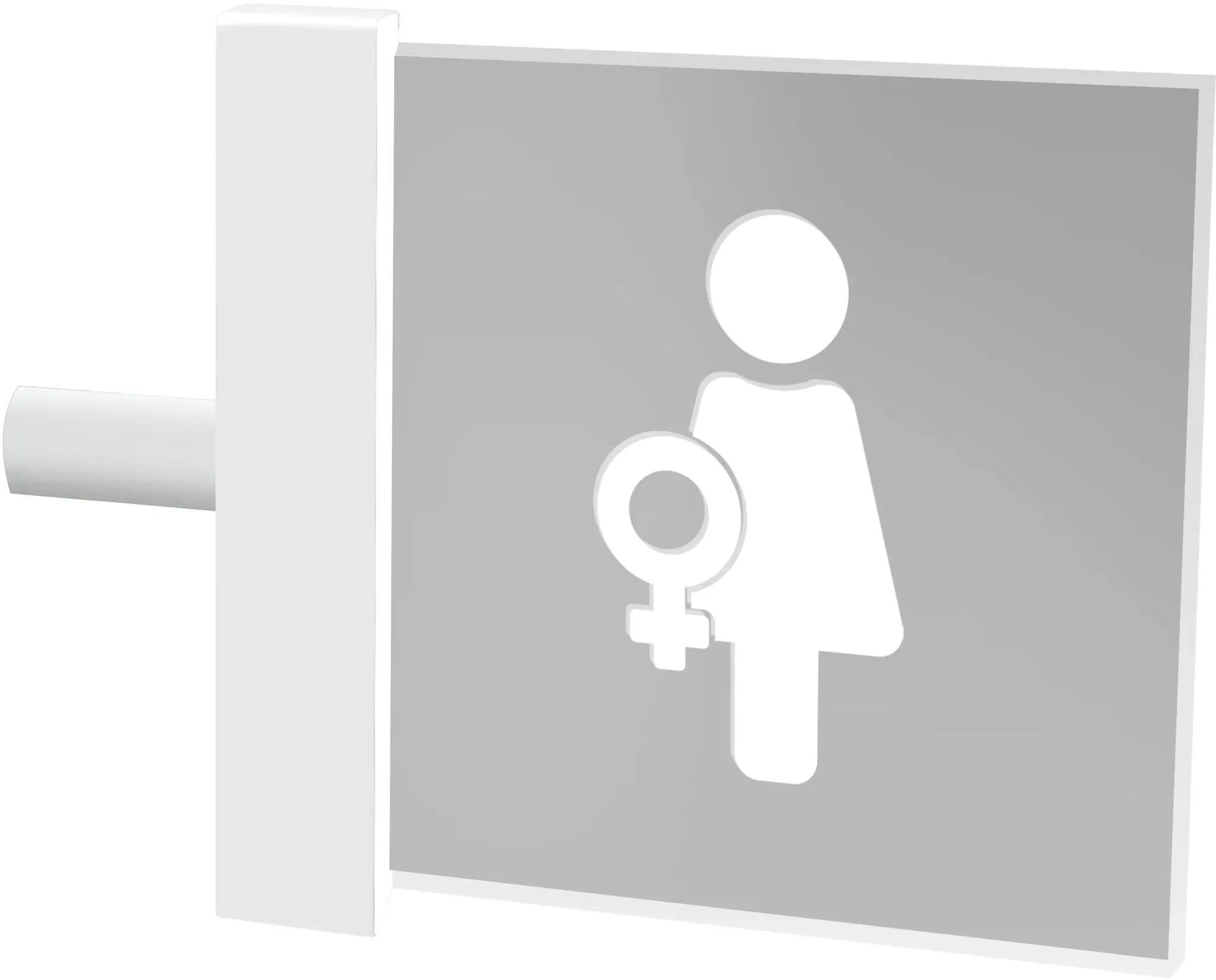 qles LBB6035 Licht-Board, für Merten D-Life, beleuchtet/LED/warmweiß (3000k), Lotosweiß, brillant, IP44