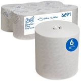 Kimberly-Clark Rollenhandtuch SCOTT MAX 6691 1-lagig weiß L350ca.