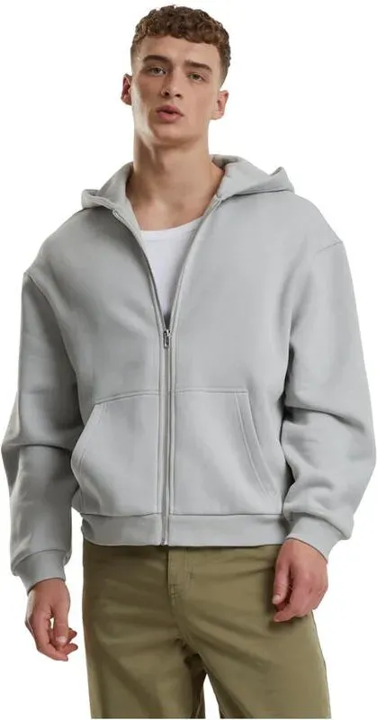 Urban Classics Flauschige Zip-Hoody Sweat & Fleece - Kapuzenjacke mit Reißverschluss lightasphalt 3XL