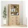 vidaXL Highboard 80 x 33 x 80 cm Braun