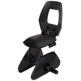 Bobike One Junior Fahrradkindersitz Hinten Gepäckträger Junior 35kg Schwarz/Schwarz schwarz No Size