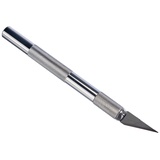 Westcott E-84010 00 Skalpell mit Metallgriff und auswechselbarer Klinge, 12 cm, silber