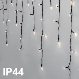 STAR Lichtervorhang LED 24 m spritzwassergeschützt Weiß