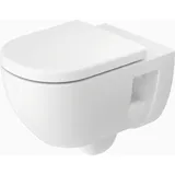 Duravit D-Code Wand-WC mit WC-Sitz Weiß Hochglanz