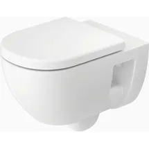 Duravit D-Code Wand-WC mit WC-Sitz Weiß Hochglanz