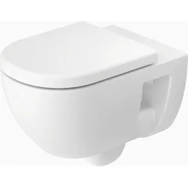 Duravit D-Code Wand-WC mit WC-Sitz Weiß Hochglanz