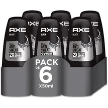 Axe Roll On Black Deodorant 6 x 50 ml