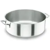 LACOR Auflaufform ohne Deckel CHEF-LUXE-Stahl 18/10 backofen- und induktionsgeeignet 24x11 4,25 L 54024S