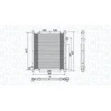 Magneti Marelli Kondensator, Klimaanlage 350203907000