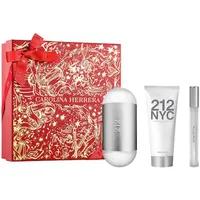 Carolina Herrera 212 NYC Eau de Toilette 100 ml + Body Lotion 100 ml + Eau de Toilette 10 ml Geschenkset 1