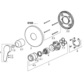 Hansa Mix UP-Sichtteil SI 81859083