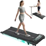 CITYSPORTS Laufband Elektrisches Laufband für zuhause mit Fernbedienung Bluetooth LED Dispaly,1-6KM/H,für den Heimgebrauch oder im Büro - Rot