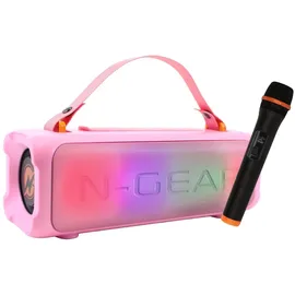 N-Gear Blazooka 703 Pink Pink Wireless BLAZOOKA703PK (5 h), Bluetooth Lautsprecher, Pink