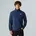 Fleece Zip Jacket blau