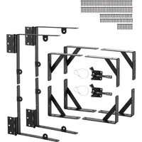 Vevor Eckstrebenhalterung für Tore, Anti-Durchhang Beschlagsatz aus Eisen für