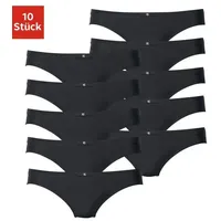 H.I.S. H.I.S String (10er-Pack) aus elastischer Baumwoll-Qualität schwarz 38