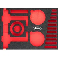 VIGOR Weichschaum-Einlage, leer V4906-L