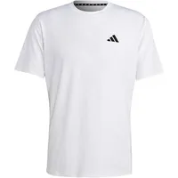 Adidas Herren T-Shirt (Short Sleeve) Tr-Es Stretch T, White/Black, IJ7020, XL