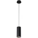 LEDS-C4 LEDS C4 Pendelleuchte Pipe 17cm, GU10, zylindrisch, GU10, exkl. Dekoring, Schwarz, LEDS-00-0073-05-23