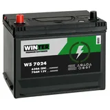 Winter Asia Autobatterie 12V 70Ah 630A/EN hohe STARTKRAFT +Pluspol Links 80Ah