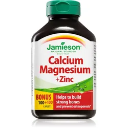 Jamieson Calcium Magnesium + Zinc Tabletten für gesunde Knochen und Zähne 200 TABL