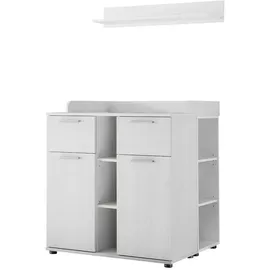 Begabino Unterstellregal 2-er Set Bibo Dekor Weiß