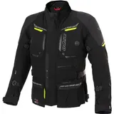 BÜSE Storm Textiljacke Schwarz/Neon-Gelb 50