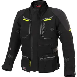 BÜSE Storm Textiljacke Schwarz/Neon-Gelb 50