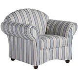 Max Winzer Sessel Blau, Beige, Textil, 96x85x81 cm, Goldenes M, Made in Europe, Wohnzimmer, Sessel, Polstersessel