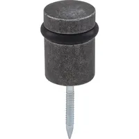 halcö Bodentürpuffer ø 30 mm, Stahl verzinkt schwarz passiviert