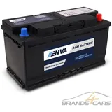 ENVA AGM AUTOBATTERIE STARTERBATTERIE 95Ah 850A 12V Start-Stop wie 92Ah 100Ah