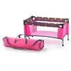Puppenbett CHIC2000 Puppen-Reisebett, Funny Pink, pink (funny pink), Puppenmöbel, KinderB:31cm H:32cm T:54cm, Stoff, Stahl, mit Tragetasche, B:31cm H:32cm T:54cm