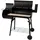 Aktive Holzkohlegrill mit Rädern Aktive Stahl Kunststoff Emailliertes Metall 106 x 106 x 61 cm Schwarz