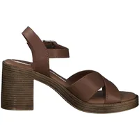 Tamaris Damen Sandaletten, Frauen Sandalen,Sommersandalen,bequem,flach,Sommerschuhe,Freizeitschuhe,offene Schuhe,Strandschuhe,Cuoio,39 EU - 39 EU