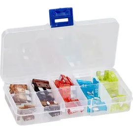 Baytronic 50-teiliges Kfz-Sicherungssortiment mini und norm inkl. Plastikbox